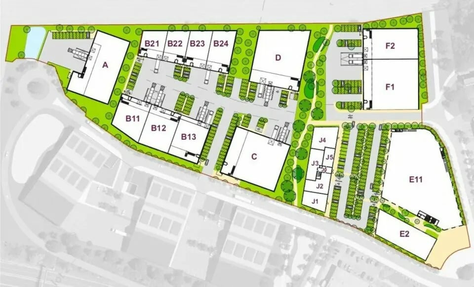 Bureau dans Ézanville à vendre - Plan de site – Image 3 sur 4