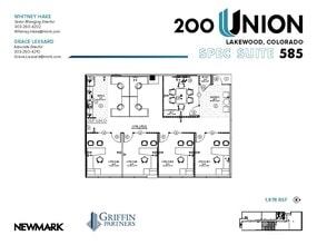 200 Union Blvd, Lakewood, CO à louer Plan d’étage– Image 2 sur 2