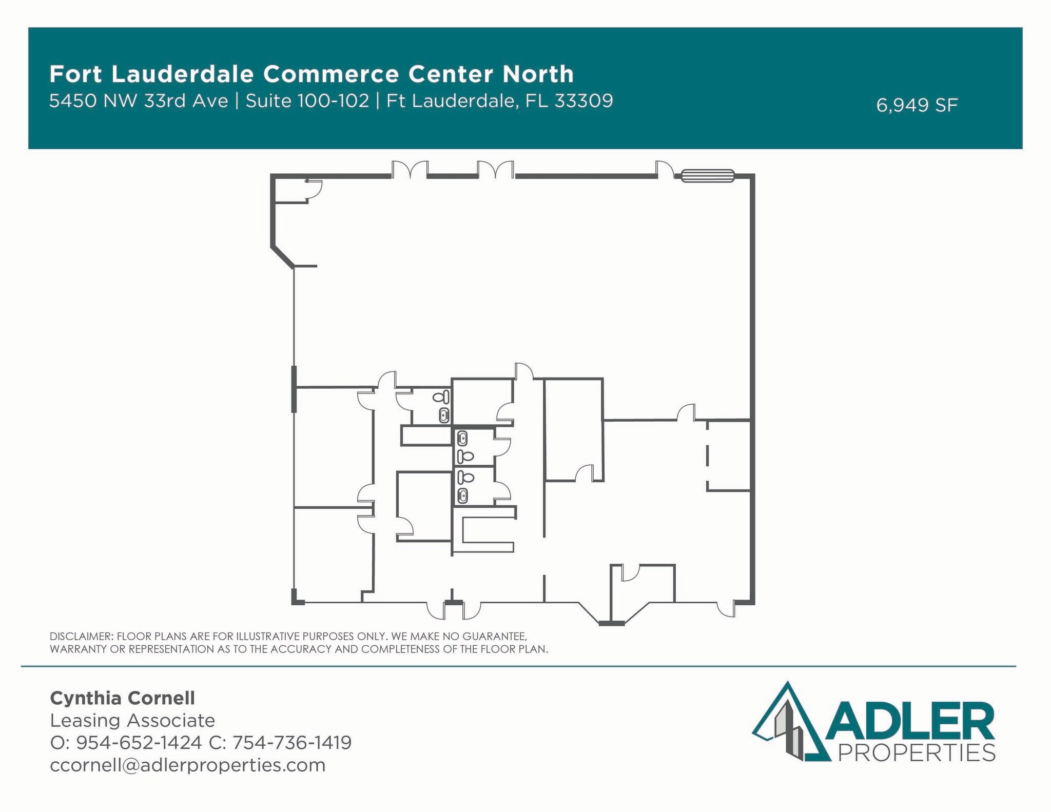 5440 NW 33rd Ave, Fort Lauderdale, FL à louer Plan d’étage– Image 1 sur 32