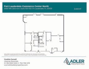 5440 NW 33rd Ave, Fort Lauderdale, FL à louer Plan d’étage– Image 1 sur 32