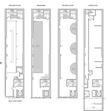 407 W 14th St, New York, NY à louer Plan d’étage– Image 2 sur 6