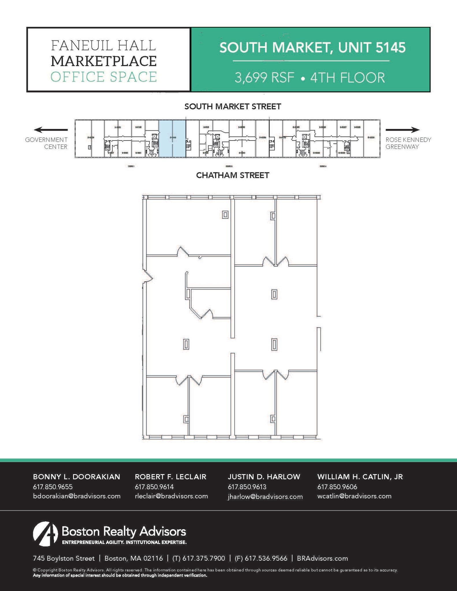 4 S Faneuil Hall Market Pl, Boston, MA à louer Plan d’étage– Image 1 sur 1