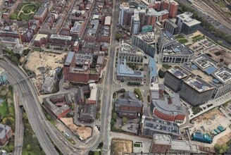 1A Wellington Pl, Leeds, WYK - VUE AÉRIENNE vue de carte