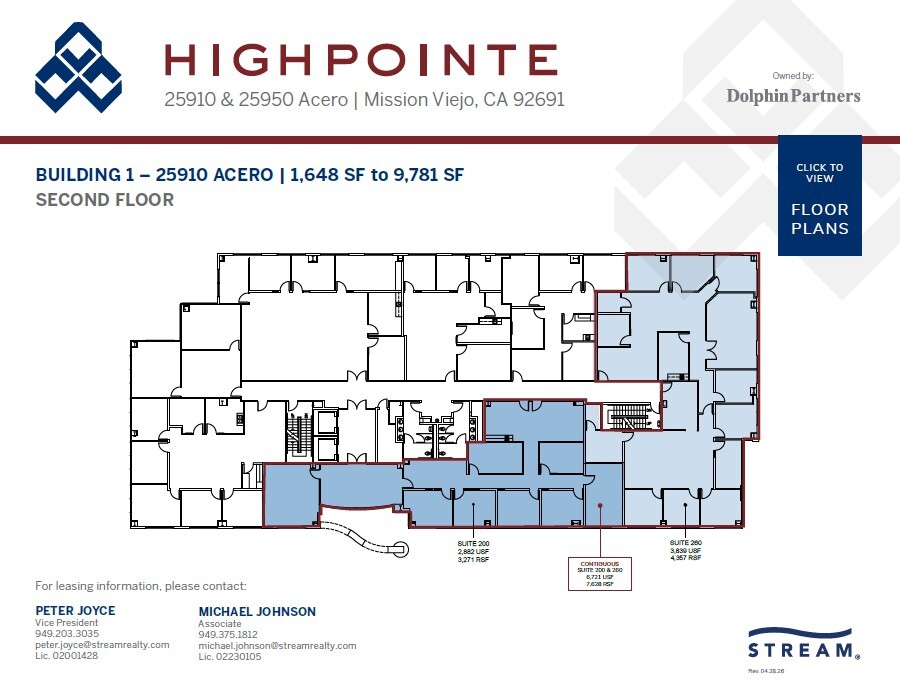 25950 Acero, Mission Viejo, CA à louer Plan d’étage– Image 1 sur 1