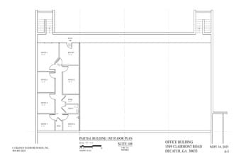 1549 Clairmont Rd, Decatur, GA à louer Plan d’étage– Image 1 sur 8
