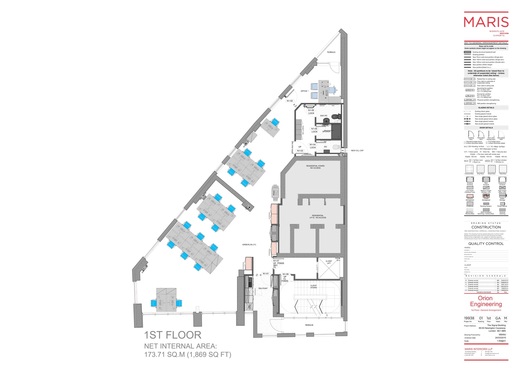 93 Newington Causeway, Londres à louer Plan de site– Image 1 sur 1