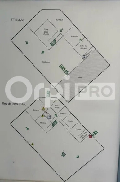 Local d’activités dans Seignosse à louer - Plan d’étage – Image 2 sur 3