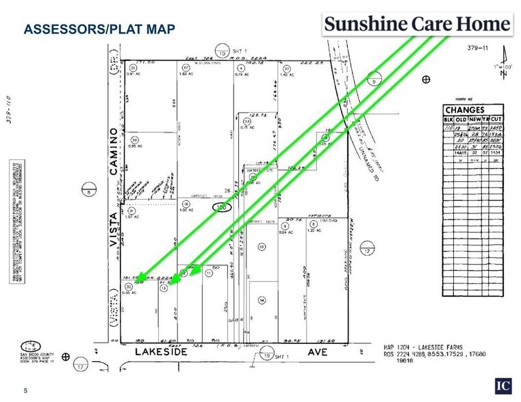 11822 Lakeside Ave, Lakeside, CA à vendre - Plan cadastral – Image 1 sur 1