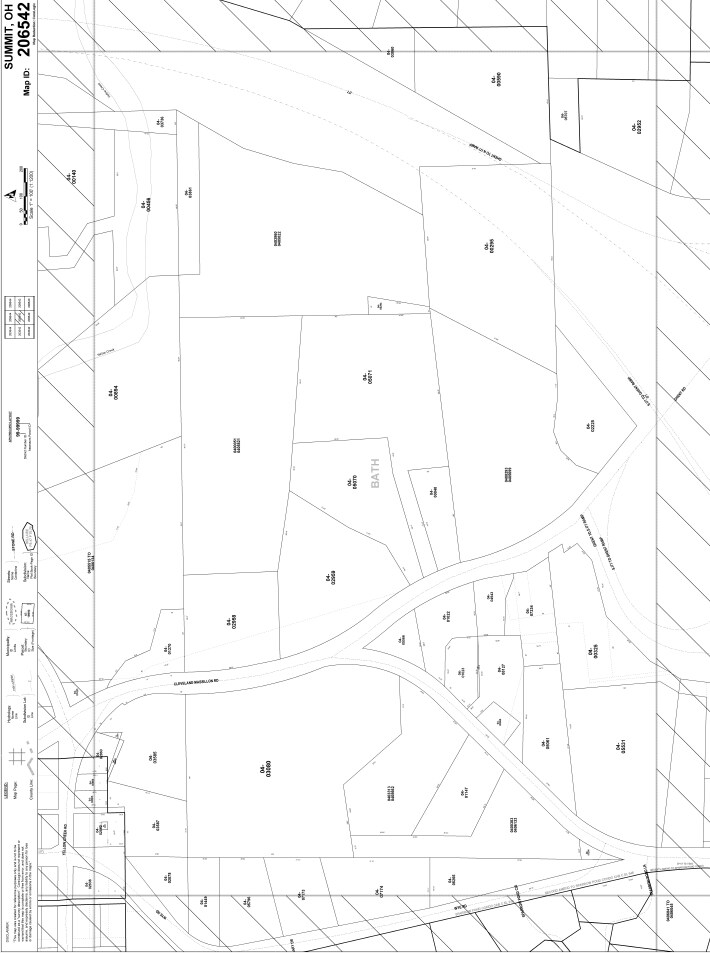 995 Ghent Rd, Akron, OH à vendre Plan cadastral– Image 1 sur 2