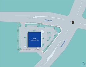 1107 Calloway Dr, Bakersfield, CA à louer Plan de site– Image 1 sur 1
