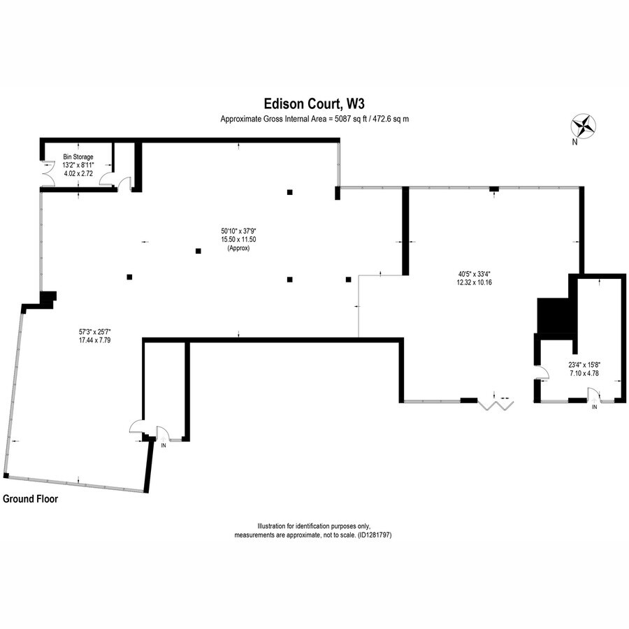 Warple Way, Londres, LND W3 7FW - Lot Retail - - Plan d’étage - Image 1 of 1