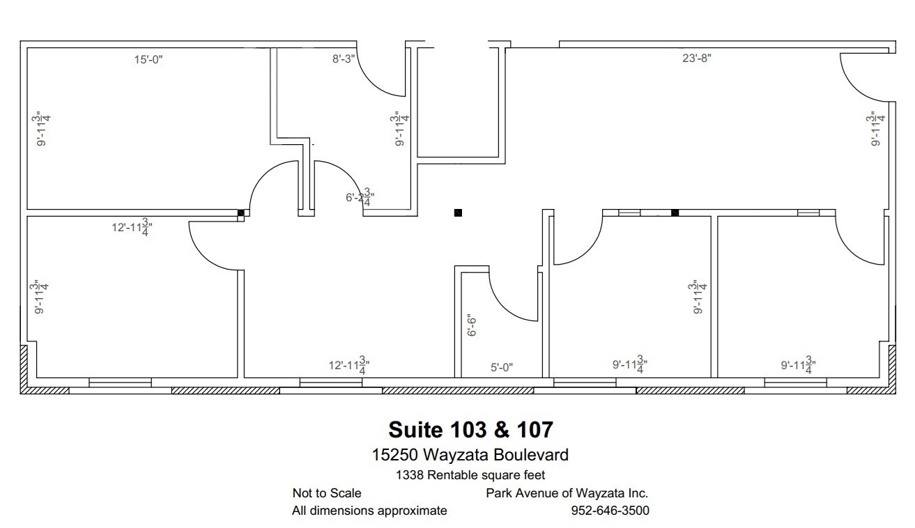 15600 Wayzata Blvd, Wayzata, MN à louer Plan d’étage– Image 1 sur 1