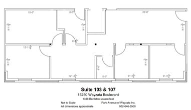 15600 Wayzata Blvd, Wayzata, MN à louer Plan d’étage– Image 1 sur 1
