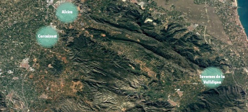 Terrain dans Carcaixent, Valencia à louer Aérien– Image 1 sur 4