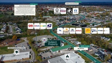 376 Big Hill Ave, Richmond, KY - Vue aérienne  vue de carte - Image1