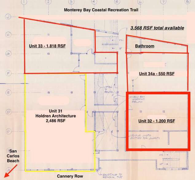 225 Cannery Row, Monterey, CA à louer - Plan d’étage – Image 2 sur 3