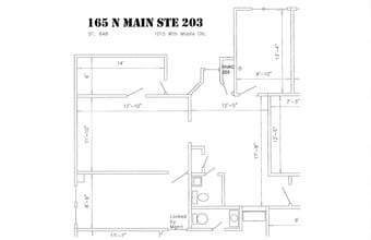 165 N Main St, Collierville, TN à louer Plan de site– Image 1 sur 1