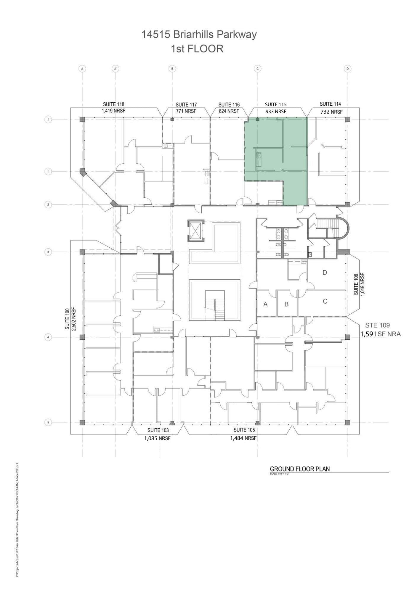 14515 Briarhills Pkwy, Houston, TX à louer Plan de site– Image 1 sur 10