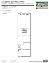 605 E Palace Pky, Grand Prairie, TX à louer Plan d’étage– Image 1 sur 1
