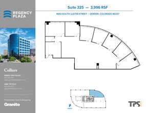 4643 S Ulster St, Denver, CO à louer Plan d’étage– Image 1 sur 1