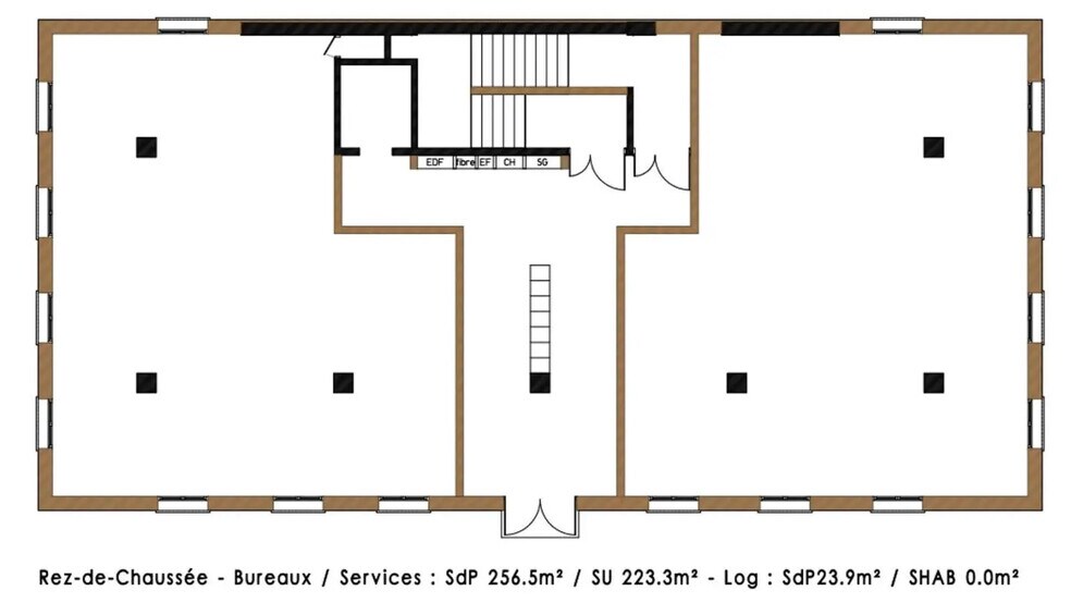 Bureau dans Versailles à vendre - Plan d’étage – Image 2 sur 3