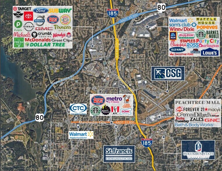 1851 Manchester Expy, Columbus, GA à vendre - Photo de l’immeuble – Image 2 sur 4