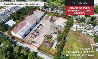 Plus de détails pour 332 Martin St, Houston, TX - Industriel/Logistique à louer