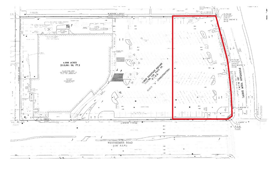 Westheimer Rd, Houston, TX à louer - Plan de site – Image 3 sur 3