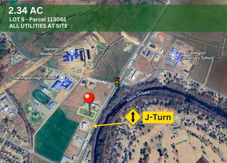 Hwy 165/Sterlington Road, Monroe, LA à vendre Aérien– Image 1 sur 4