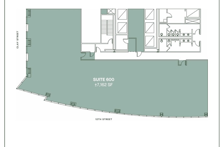 555 12th St, Oakland, CA à louer Plan d’étage– Image 1 sur 1