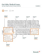 1521 E Tangerine Rd, Oro Valley, AZ à louer Plan d’étage– Image 1 sur 1