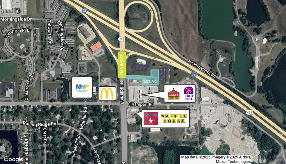 1810 N Riley Hwy, Shelbyville, IN à vendre - Photo de l’immeuble – Image 1 sur 1