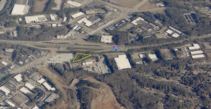 Shirley Dr, Atlanta, GA - Vue aérienne vue de carte