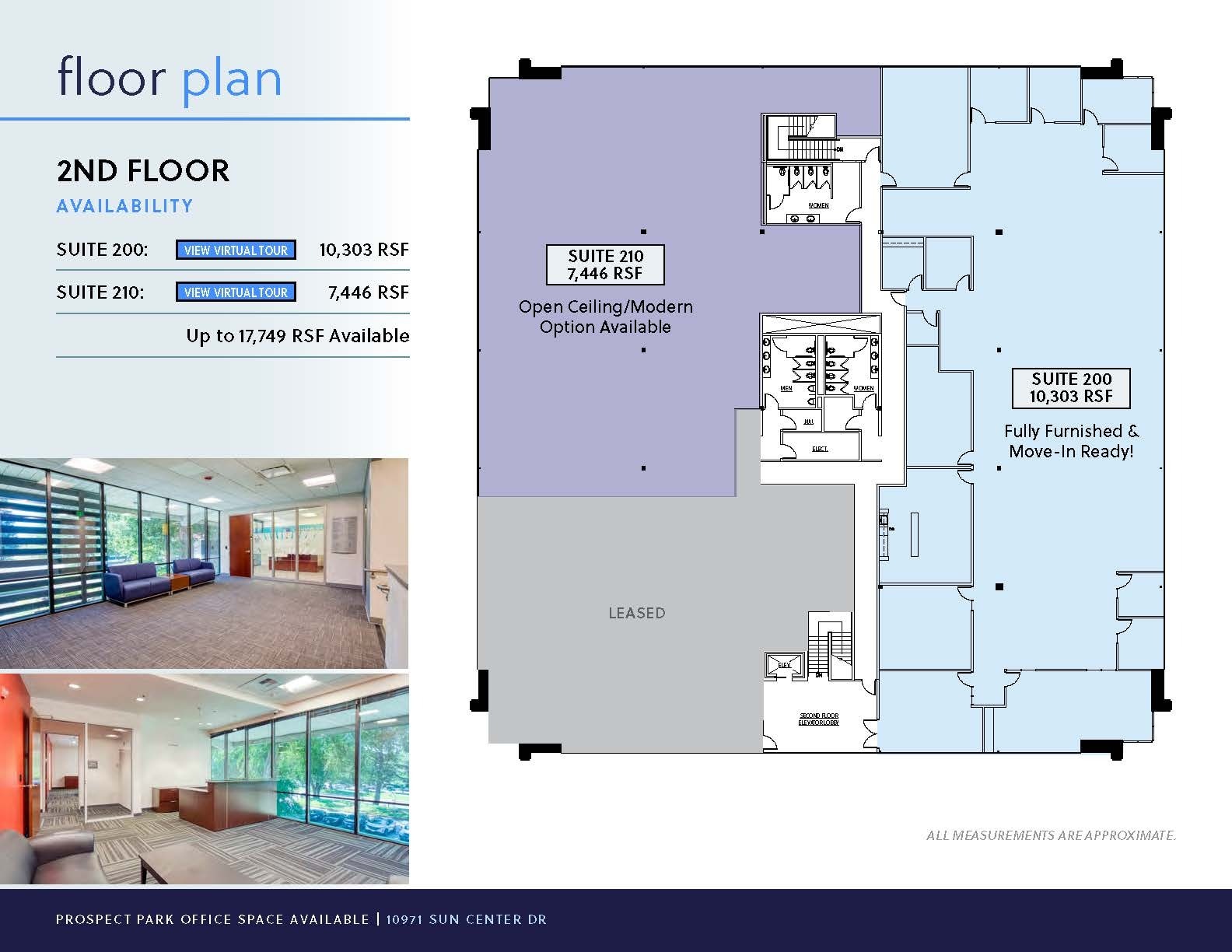 10971 Sun Center Dr, Rancho Cordova, CA à vendre Plan d’étage– Image 1 sur 2