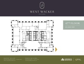 35 W Wacker Dr, Chicago, IL à louer Plan d’étage– Image 1 sur 1