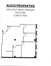 4151 Southwest Fwy, Houston, TX à louer Plan d’étage– Image 1 sur 1