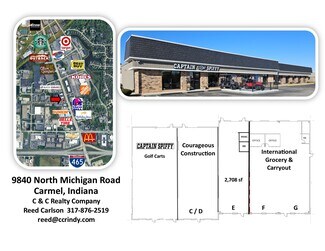 Plus de détails pour 9830 N Michigan Rd, Carmel, IN - Local commercial, Industriel/Logistique à louer