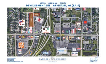 Hwy 441 & Calumet St, Appleton, WI - VUE AÉRIENNE  vue de carte