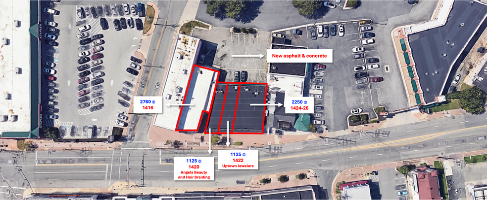 1330 Reisterstown Rd, Pikesville, MD à louer - Plan de site – Image 2 sur 5
