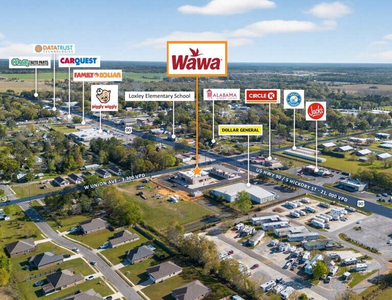 3100 S Hickory St, Loxley, AL à vendre - Aérien – Image 2 sur 4