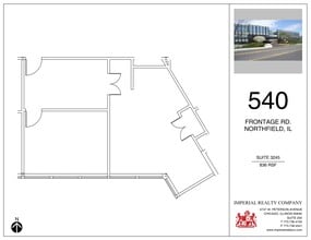540-550 W Frontage Rd, Northfield, IL à louer Plan de site– Image 1 sur 1