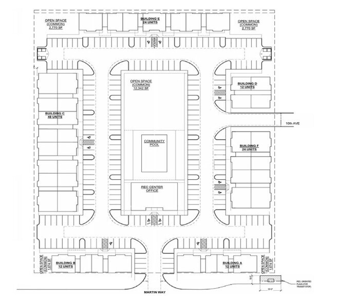 7240 Martin Way E, Olympia, WA à vendre - Plan de site – Image 2 sur 2