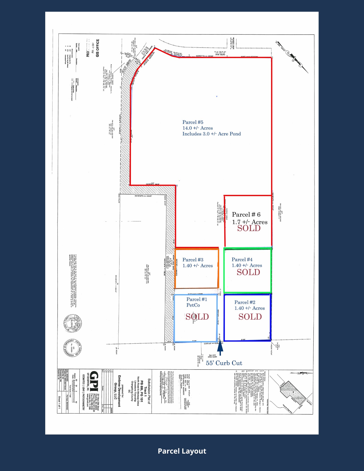 19.6 Acres North Road, Orangeburg, SC à vendre Photo de l’immeuble– Image 1 sur 5