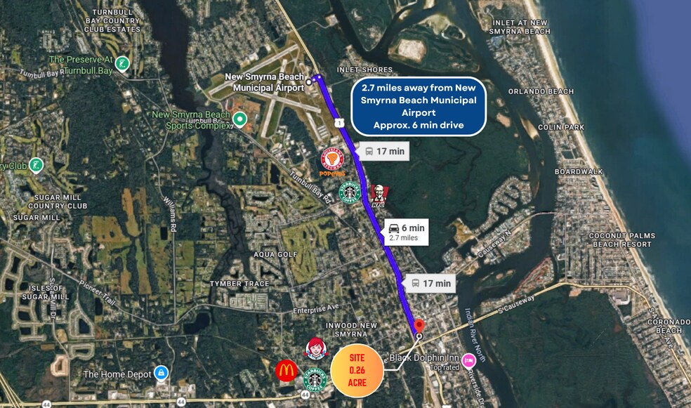 225 S Dixie Fwy, New Smyrna Beach, FL à vendre - Photo de l’immeuble – Image 2 sur 3