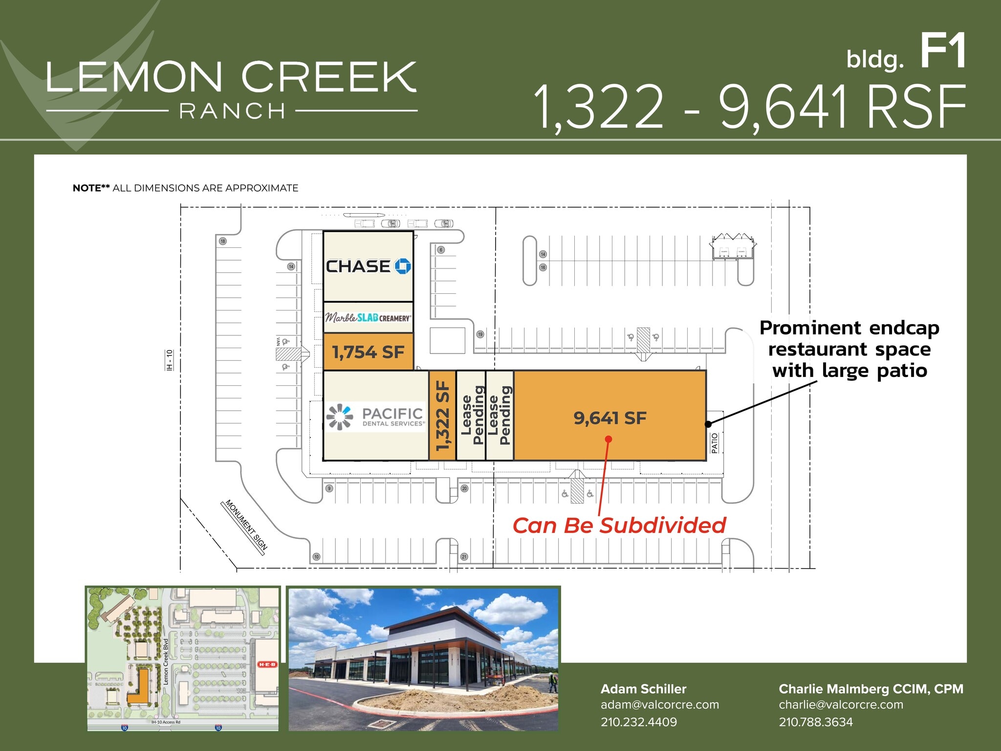 I-10 W & Balcones Creek Dr, Boerne, TX à louer Plan de site– Image 1 sur 2