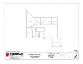 27177 Lahser Rd, Southfield, MI à louer Plan d’étage– Image 1 sur 1