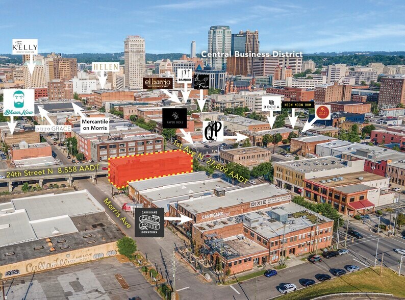 2401 1st Ave N, Birmingham, AL à vendre - Aérien – Image 1 sur 6