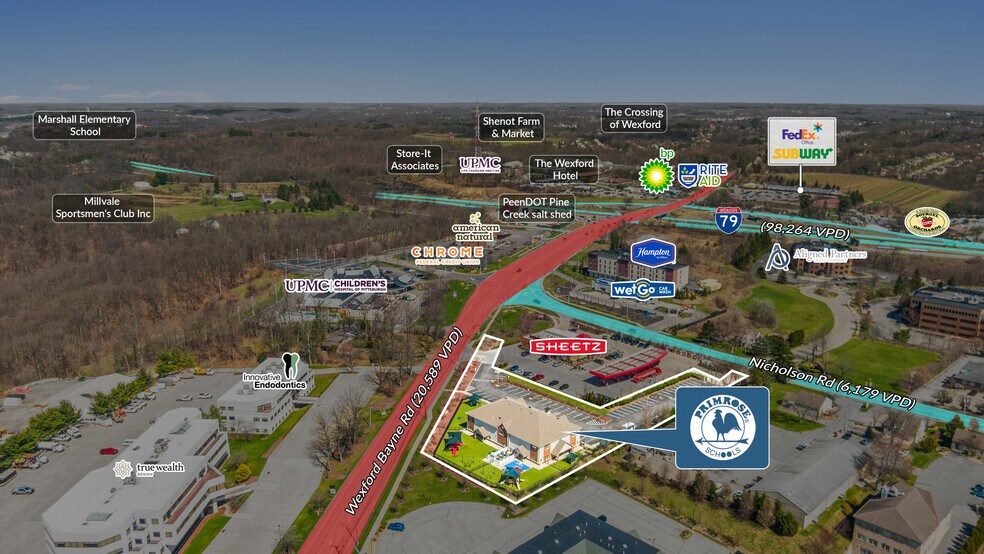2598 Wexford Bayne Rd, Sewickley, PA à vendre - Photo de l’immeuble – Image 3 sur 5