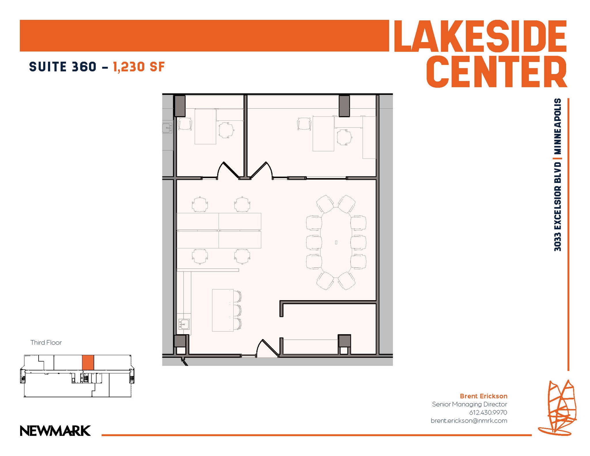 3033 Excelsior Blvd, Minneapolis, MN à louer Plan d’étage– Image 1 sur 1