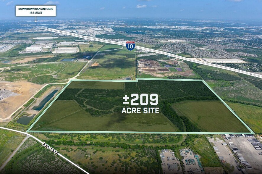 I-10 & FM 1516, San Antonio, TX à vendre - Aérien – Image 3 sur 4